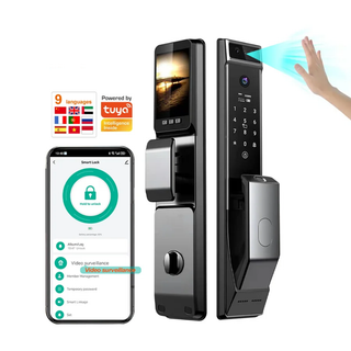 دستگیره هوشمند دارای تشخیص چهره و کف دست برند اسمارت لاک خلبانی دارای وایفای نرم افزار تویا wifi tuya F13