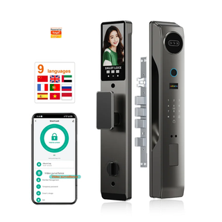 دستگیره هوشمند دارای تشخیص چهره تشخیص کف دست وایفای تویا wifi tuya برند اسمارت لاک قفل هوشمند قفل دیجیتال